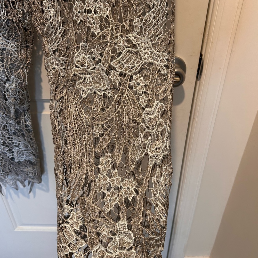 Elegant Lace Trim Women Jeans - Picture 4 of 7